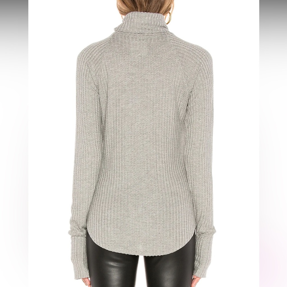 NWT Chaser Turtleneck Thermal Raglan Grey Revolve - Picture 3 of 11